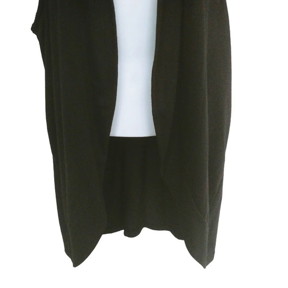 Threads Open Sleeveless Cardigan Black Lace Lightweight  XL NWT - Picture 3 of 8